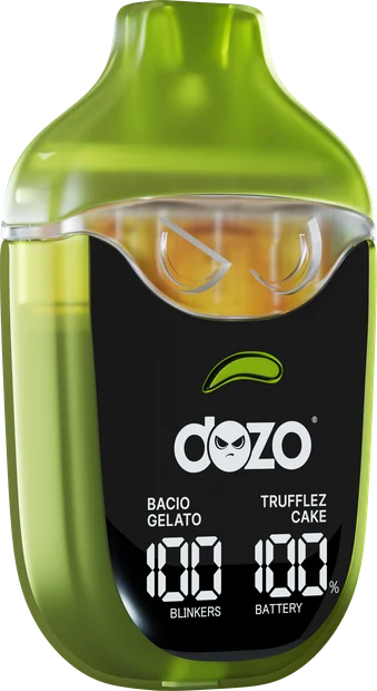 DOZO SWTCH, lime device: Bacio Gelato and Trufflez Cake
