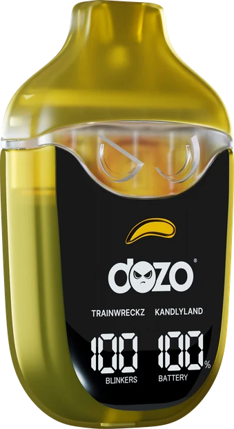 DOZO SWTCH, olive gold device: Trainwreckz and Kandlyland